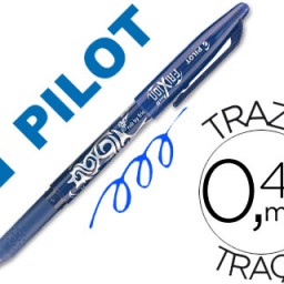 Bolígrafo Pilot Frixion borrable tinta azul